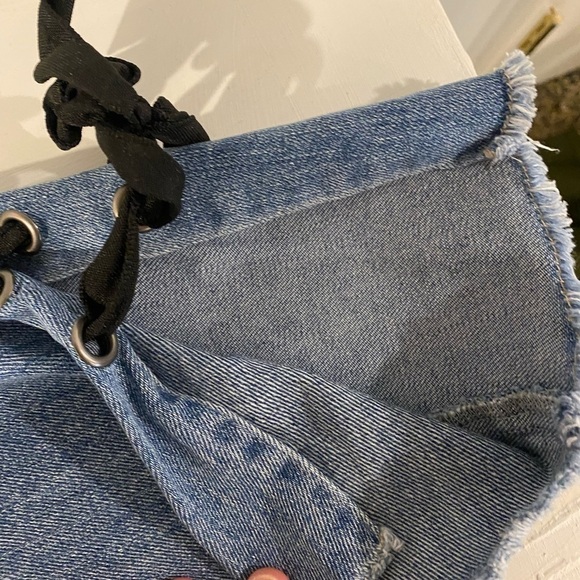 {Rewash} Lace-Up Skinny Jeans - Picture 5 of 5